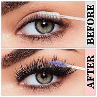 300Pcs Disposable Mascara Wands Spoolie Brush Crystal Eyebrow Brushes Eyelash Extension Applicator Makeup Kitspurplewhite