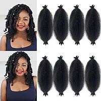 Marley Twist Braiding Hair 8 Packs Springy Afro Twist Hair Preseparated Kinky Twist Crochet Hair Braids For Distressed Soft Lo