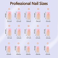 Misssix French Gel Nail Tips 150Pcs French Tip Press On Nails Long Square No Need To File Tips Prelasting Fake Nails For Nai