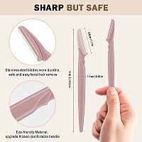 D 18 Pcs Eyebrow Razordermaplane Razorface Razors For Womendermaplaning Tool For Face3 Colors Facial Hair Shavers With Preci