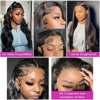 Sihuashow 13X6 Lace Front Wigs Human Hair 180 Density Body Wave Lace Front Wigs Human Hair 20Inch Hd Transparent Lace Frontal W