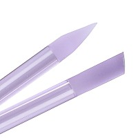 Bona Fide Beauty Glass Cuticle Pusher 1Pc Purple Glass Cuticle Pusher Tool Dual Ended Czech Glass Crystal Cuticle Pusher With