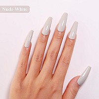 Imtiti Nude Gel Nail Polish 05 Fl Oz Nude White Gel Polish Soak Off Led Uv Nail Gel Polish Spring Summer Gel Nail Polish Diy N