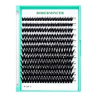 Bodermincer 20D30D40D50D Cluster Large Tray 240Pcs D Curl Individual Cluster Eyelashes False Eyelashes Extension Individual E