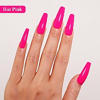 Imtiti Pink Gel Nail Polish 05 Fl Oz Hot Pink Gel Polish Soak Off Led Uv Nail Gel Polish Spring Summer Gel Nail Polish Diy Nai