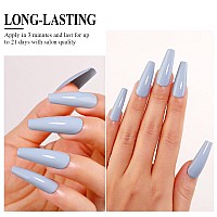 Imtiti Blue Gel Nail Polish 05 Fl Oz Baby Blue Gel Polish Soak Off Led Uv Nail Gel Polish Spring Summer Gel Nail Polish Diy Na