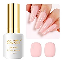 Imtiti Nude Gel Nail Polish 05 Fl Oz Nude Pink Gel Polish Soak Off Led Uv Nail Gel Polish Spring Summer Gel Nail Polish Diy Na