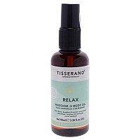 Tisserand Total De-Stress Massage Oil, Sweet Orange, 3.38