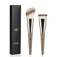 Contour Brush Set Premium Contour Blush Bronzer Face Makeup Brush Perfect For Cheek Forehead Jaw Nose Blending Contouring Deep