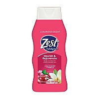 Zest Wild Cherry & Vanilla Body Wash - 20 Fl Oz