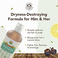 Natural Shampoo For Dry Hair Scalp Organic Raw Wildcrafted With Probiotics Hypoallergenic Sulfate Free Hydrating Shamp