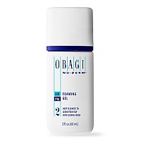 Obagi Nuderm Foaming Gel Gelbased Cleanser For Normal To Oily Sensitive Skin 2 Oz Travel Size