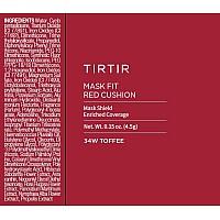 Tirtir Mask Fit Red Cushion Foundation Japans No1 Choice For Glass Skin Longlasting Lightweight Buildable Coverage Semi