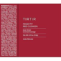 Tirtir Mask Fit Red Cushion Foundation Japans No1 Choice For Glass Skin Longlasting Lightweight Buildable Coverage Semi