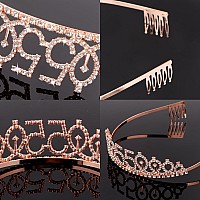 Cieher 55Th Birthday Crown 55Th Birthday Sash Pearl Pin Set55 Fabulous Birthday Sash 55 Birthday Tiara 55Th Birthday De