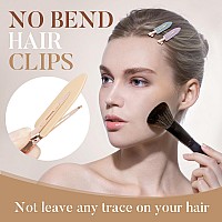 D No Crease Hair Clips Creaseless No Bend Hair Clip For Woman Hair Clips For Makeup Bangs Hair Styling Salon Skincare Clips