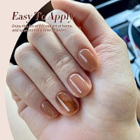 Born Pretty Jelly Gel Nail Polish Set Fall Winter Jelly Brown Burgundy Black Gel Polish Sheer Milky Jelly Nude Transparent Gel P