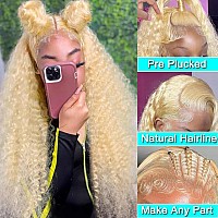 613 Lace Front Wig Human Hair 180 Density Blonde Wig Human Hair Wet And Wavy Wigs For Black Women Glueless Hd Lace Frontal Wig