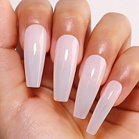 Imtiti Milky White Gel Polish 05 Fl Oz Milky White Gel Nail Polish Soak Off Led U V Nail Gel Polish Neutral Jelly Gel Nail Pol