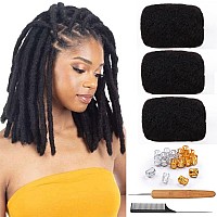 Afro Kinky Bulk Human Hair For Dreadlock Extensions Repair Locs Twist Braiding 100 Human Braiding Hair Can Be Bleached And Dye