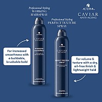 Caviar Antiaging Working Hairspray Travel Size 3 Fl Oz Buildable Brushable Hold Helps Control Frizz Adds Shine Sulfate