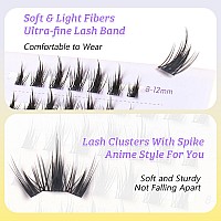 La Maesii Manga Lash Clusters Cluster Lashes With Spikes Anime Lashes Individual Lashes Natural Look Eyelashes Manhua Lashes S