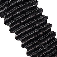 Human Braiding Hair 2 Bundle 100G Deep Wave Bulk Human Hair For Braiding No Weft 12A Brazilian Virgin Curly Human Hair Extension