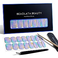 Beaolata Nail Polish Strips 32 Nail Wraps Nail Stickers Gel Nail Strips Easy Apply Remove Long Lasting Salon Quality Fai