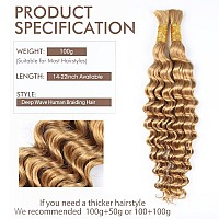 Odir Deep Wave Bulk Human Hair For Braiding No Weft 100 Unprocessed Brazilian Curly Braiding Human Hair Extensions Wet And Wavy