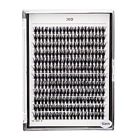 Bodermincer Blackcolored Cluster Lashes 240Pcs 20D40D Diy Eyelash Extension D Curl Long Individual Lashes Mixed Tray Faux Mink