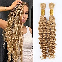 Odir Deep Wave Bulk Human Hair For Braiding No Weft 100 Unprocessed Brazilian Curly Braiding Human Hair Extensions Wet And Wavy