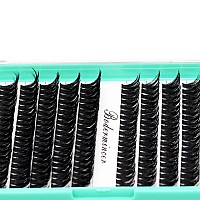 Bodermincer Blackcolored Cluster Lashes 240Pcs 20D40D Diy Eyelash Extension D Curl Long Individual Lashes Mixed Tray Faux Mink