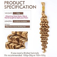 Odir Deep Wave Bulk Human Hair For Braiding No Weft 100 Unprocessed Brazilian Curly Braiding Human Hair Extensions Wet And Wavy