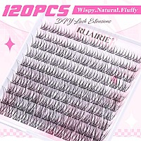 Lash Clusters Eyelash Extensions Wispy Eyelash Clusters 120Pcs Individual Lash Extensions Natural Cluster Lashes By Ruairie