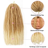 Marley Hair 18 Inch Marley Twist Hair Afro Twist Marley Braiding Hair For Faux Locs Crochet Hair Synthetic Hair Extensions2761