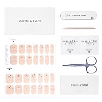 Danni Toni Semi Cured Gel Nail Strips Nude Translucent Starlight Mythology Cat Eye Gel Nail Stickers Moon And Stars Gel Nail