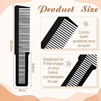 6 Pieces Hair Cutting Comb For Women Professional Barber Combs All Purpose Clipper Comb Hairstylist Hair Comb For Home Salon B