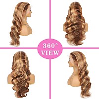 Atilck 360 Lace Front Wigs Human Hair Full Lace Human Hair Wigs Ombre Lace Front Wigs Human Hair 180 Density 427 Colored Honey