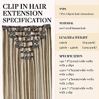 Maxita Hair Extensions Clip In Human Hair120G 7Pcs Platinum Blonde Bronde 14 Inchclip In Hair Extensions Real Human Hair Exten