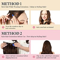 Maxita Clip In Hair Extensions Real Human Hair110G 7Pcs Bronzed Amber 16 Inchseamless Hair Extensions Clip In Human Hair Strai