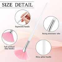 Maitys 9 Pieces Facial Brushes Fan Mask Brushes Soft Facial Applicator Brushes Tools For Peel Glycolic Mask Makeup For Mud Crea