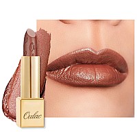 Oulac Glitter Lipstick For Women With Metallic 3D Shine Lightweight Hydrating Formula High Impact Lip Color Vegan Beauty Shee