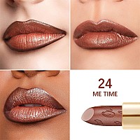 Oulac Glitter Lipstick For Women With Metallic 3D Shine Lightweight Hydrating Formula High Impact Lip Color Vegan Beauty Shee