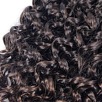 Gogo Curl Crochet Hair For Black Women Beach Curl Crochet Hair Bohemian Crochet Braids Natural Black Deep Wave Braiding Hair Ext