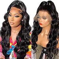 Beluck 20 Inch 13X6 Hd Lace Front Wigs Human Hair Transparent 13X6 Hd Lace Front Wigs Human Hair Glueless Body Wave Frontal Wi