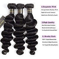 Dong H Hair Loose Deep Wave Bundles 12A Loose Deep Wave Bundles Human Hair 24 24 24 300G 100 Unprocessed Brazilian Virgin Hu