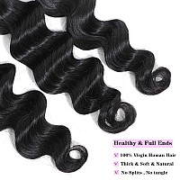 Dong H Hair Loose Deep Wave Bundles 12A Loose Deep Wave Bundles Human Hair 24 24 24 300G 100 Unprocessed Brazilian Virgin Hu