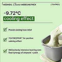 Mediheal Derma Modeling Pack Teatree2 Rapid Cooling For Soothing Skin Easy Diy Home Spa Kits Hydrating Icy Jelly Mask For