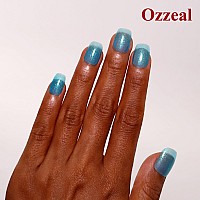 Glitter Gel Polish Clear Blue Iridescent Glitter Gel Nail Polish Sparkle Shimmer Gel Glitter Nail Polish Summer Rainbow Soak Of