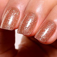 Ozzeal Glitter Gel Polish Clear Gold Glitter Gel Nail Polish Sparkle Shimmer Gel Glitter Nail Polish Summer Rainbow Soak Off Le